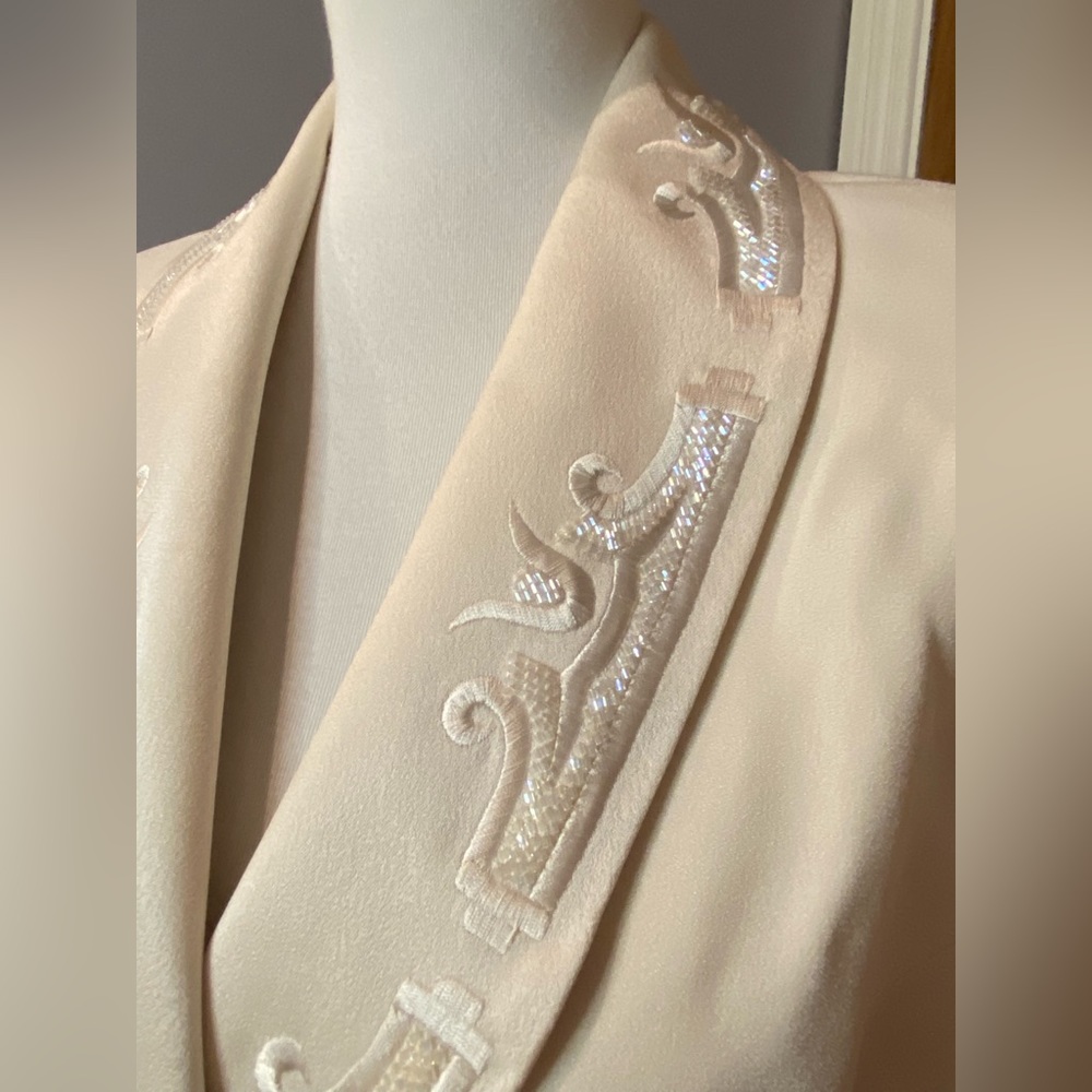 VTG 80s Couture - Daymor Couture - Powersuit - Beaded/Embroidered/Tailored - 10 - Picture 2 of 16